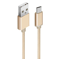 Cable Type-C Android Universal T04 para Vivo V25 Pro 5G Oro