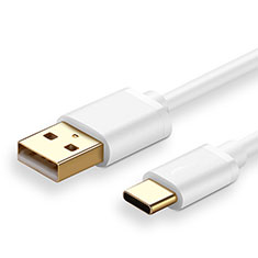 Cable Type-C Android Universal T11 para Vivo Y35m 5G Blanco