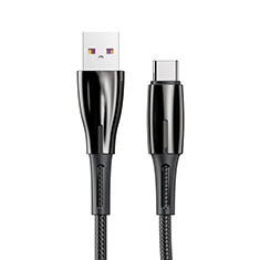 Cable Type-C Android Universal T12 para Apple iPad Air 5 10.9 (2022) Negro