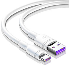 Cable Type-C Android Universal T15 para Apple iPhone 15 Blanco