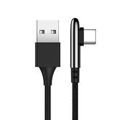 Cable Type-C Android Universal T20 para Sharp Aquos R8 Pro Negro