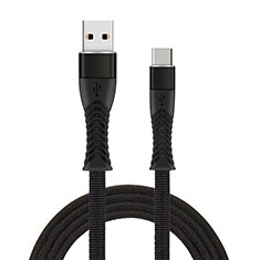Cable Type-C Android Universal T26 para Oppo Find N2 5G Negro