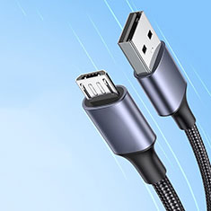 Cable USB 2.0 Android Universal 2A H03 para Wiko Ridge Fab 4G Azul
