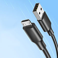 Cable USB 2.0 Android Universal 2A H03 para Sony Xperia 1 V Negro