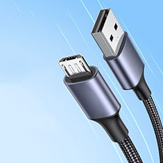 Cable USB 2.0 Android Universal 2A H03 para Apple iPhone 15 Azul