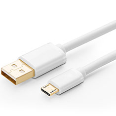 Cable USB 2.0 Android Universal A01 para Huawei P Smart Pro 2019 Blanco