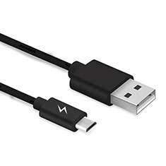 Cable USB 2.0 Android Universal A03 para Vivo X70 Pro+ Plus 5G Negro