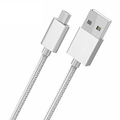 Cable USB 2.0 Android Universal A05 para Samsung Galaxy Grand Lite I9060 I9062 I9060i Blanco