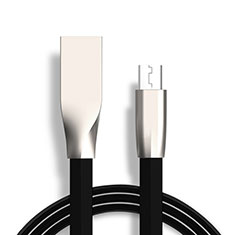 Cable USB 2.0 Android Universal A07 para Sharp Aquos R7s Plata