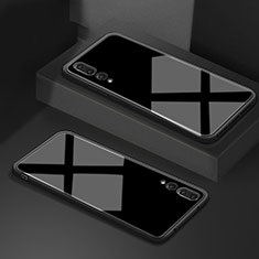 Carcasa Bumper Funda Silicona Espejo F02 para Huawei P20 Pro Negro