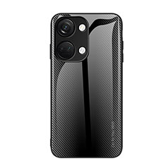 Carcasa Bumper Funda Silicona Espejo Gradiente Arco iris JM1 para OnePlus Ace 2V 5G Negro