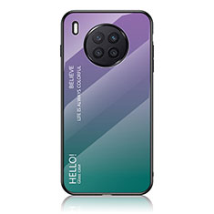 Carcasa Bumper Funda Silicona Espejo Gradiente Arco iris LS1 para Huawei Nova 8i Multicolor