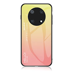 Carcasa Bumper Funda Silicona Espejo Gradiente Arco iris LS1 para Huawei Nova Y90 Amarillo