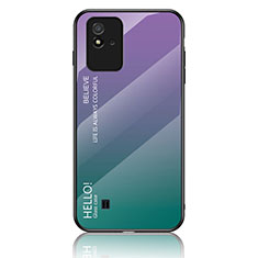 Carcasa Bumper Funda Silicona Espejo Gradiente Arco iris LS1 para Realme C11 (2021) Multicolor