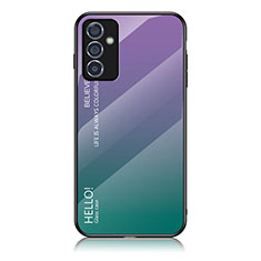 Carcasa Bumper Funda Silicona Espejo Gradiente Arco iris LS1 para Samsung Galaxy A82 5G Multicolor