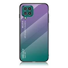 Carcasa Bumper Funda Silicona Espejo Gradiente Arco iris LS1 para Samsung Galaxy M62 4G Multicolor