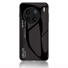 Carcasa Bumper Funda Silicona Espejo Gradiente Arco iris LS1 para Vivo X90 Pro+ Plus 5G Negro