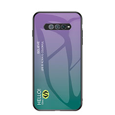 Carcasa Bumper Funda Silicona Espejo Gradiente Arco iris LS1 para Xiaomi Black Shark 4S 5G Multicolor