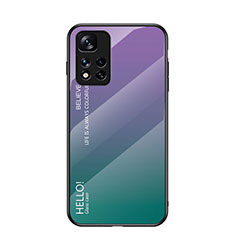 Carcasa Bumper Funda Silicona Espejo Gradiente Arco iris LS1 para Xiaomi Mi 11i 5G (2022) Multicolor