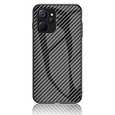 Carcasa Bumper Funda Silicona Espejo Gradiente Arco iris LS2 para Realme 10T 5G Negro