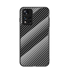 Carcasa Bumper Funda Silicona Espejo Gradiente Arco iris LS2 para Xiaomi Mi 11i 5G (2022) Negro