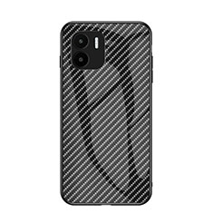 Carcasa Bumper Funda Silicona Espejo Gradiente Arco iris LS2 para Xiaomi Poco C51 Negro