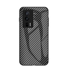 Carcasa Bumper Funda Silicona Espejo Gradiente Arco iris LS2 para Xiaomi Redmi K60 Pro 5G Negro