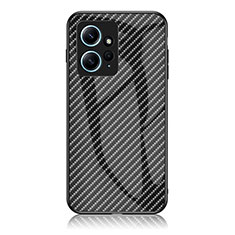 Carcasa Bumper Funda Silicona Espejo Gradiente Arco iris LS2 para Xiaomi Redmi Note 12 4G Negro