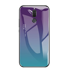 Carcasa Bumper Funda Silicona Espejo Gradiente Arco iris para Huawei Maimang 6 Multicolor