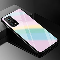 Carcasa Bumper Funda Silicona Espejo Gradiente Arco iris para Xiaomi Redmi K30S 5G Vistoso