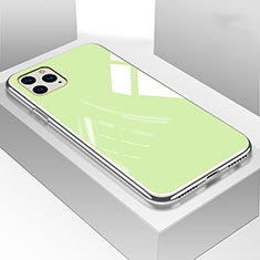 Carcasa Bumper Funda Silicona Espejo M01 para Apple iPhone 11 Pro Max Verde