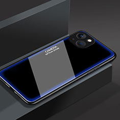 Carcasa Bumper Funda Silicona Espejo M01 para Apple iPhone 13 Mini Azul