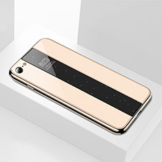 Carcasa Bumper Funda Silicona Espejo M01 para Apple iPhone 6S Plus Oro