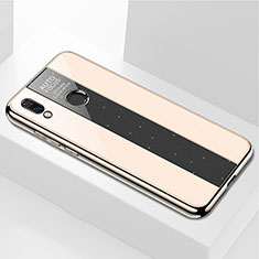 Carcasa Bumper Funda Silicona Espejo M01 para Huawei P Smart+ Plus Oro