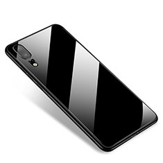 Carcasa Bumper Funda Silicona Espejo M01 para Huawei P20 Negro