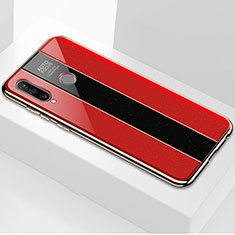 Carcasa Bumper Funda Silicona Espejo M01 para Huawei P30 Lite XL Rojo