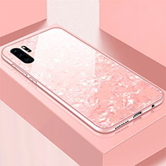 Carcasa Bumper Funda Silicona Espejo M01 para Huawei P30 Pro Rosa