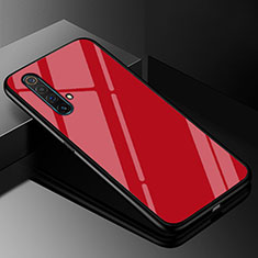 Carcasa Bumper Funda Silicona Espejo M01 para Realme X50m 5G Rojo