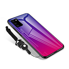 Carcasa Bumper Funda Silicona Espejo M01 para Samsung Galaxy S20 FE ((2022)) 5G Rosa Roja