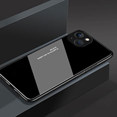 Carcasa Bumper Funda Silicona Espejo M02 para Apple iPhone 13 Mini Negro