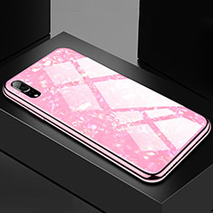 Carcasa Bumper Funda Silicona Espejo M02 para Huawei P20 Rosa