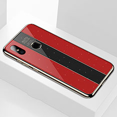 Carcasa Bumper Funda Silicona Espejo M02 para Xiaomi Mi 6X Rojo