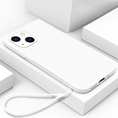 Carcasa Bumper Funda Silicona Espejo M03 para Apple iPhone 15 Blanco