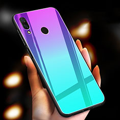 Carcasa Bumper Funda Silicona Espejo M03 para Huawei Honor 10 Lite Cian