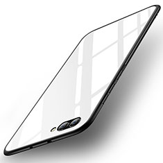 Carcasa Bumper Funda Silicona Espejo M04 para Huawei Honor View 10 Blanco
