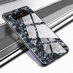 Carcasa Bumper Funda Silicona Espejo M04 para Samsung Galaxy Note 8 Negro