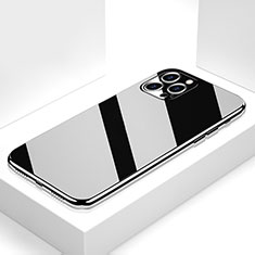 Carcasa Bumper Funda Silicona Espejo M05 para Apple iPhone 13 Pro Max Negro