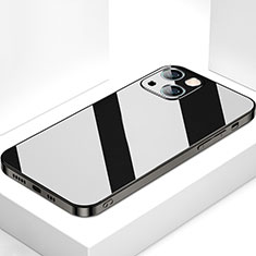 Carcasa Bumper Funda Silicona Espejo M09 para Apple iPhone 14 Negro