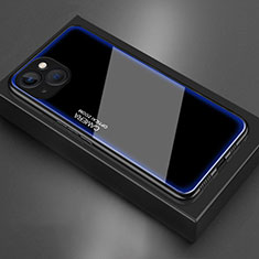 Carcasa Bumper Funda Silicona Espejo para Apple iPhone 15 Plus Azul