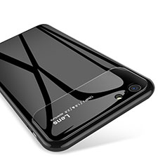 Carcasa Bumper Funda Silicona Espejo para Apple iPhone 6 Plus Negro